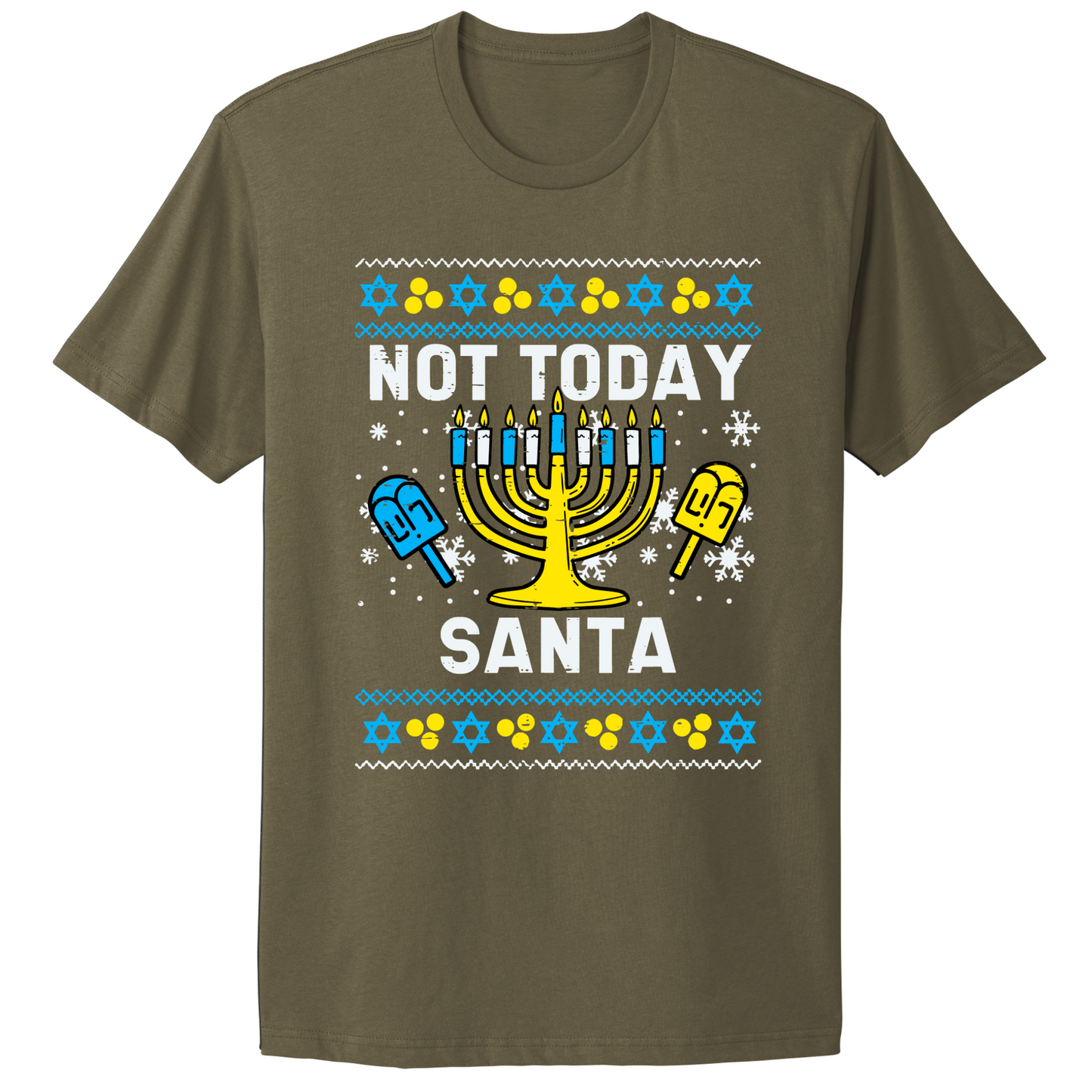 Not Today Santa Hanukkah T-shirt