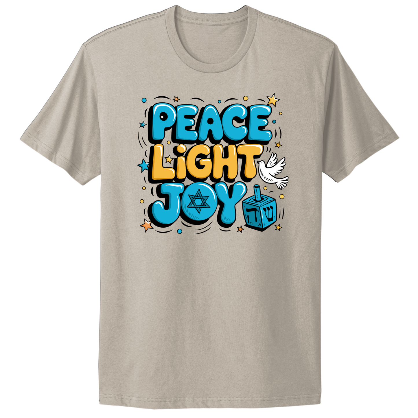 Peace Light Joy Hanukkah T-shirt