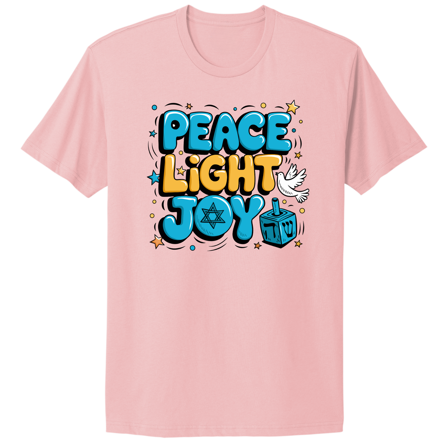 Peace Light Joy Hanukkah T-shirt