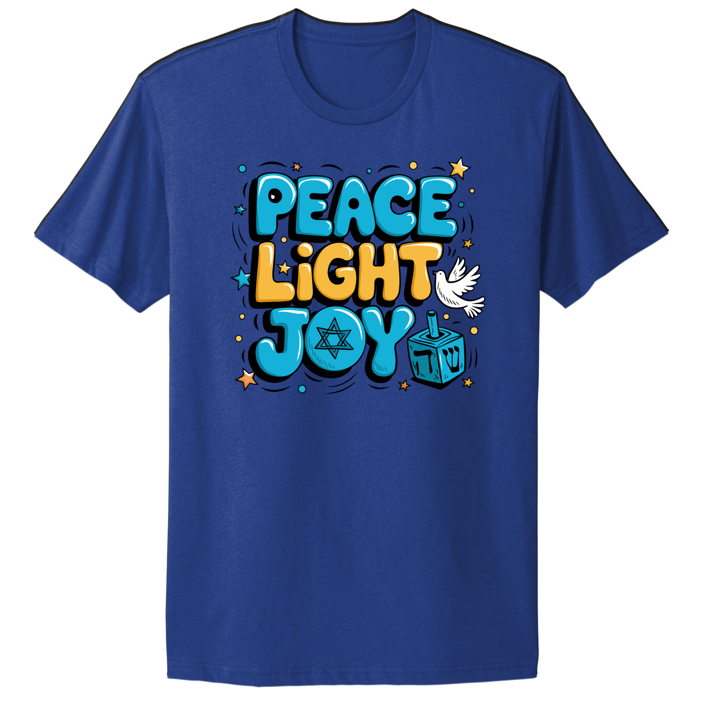 Peace Light Joy Hanukkah T-shirt