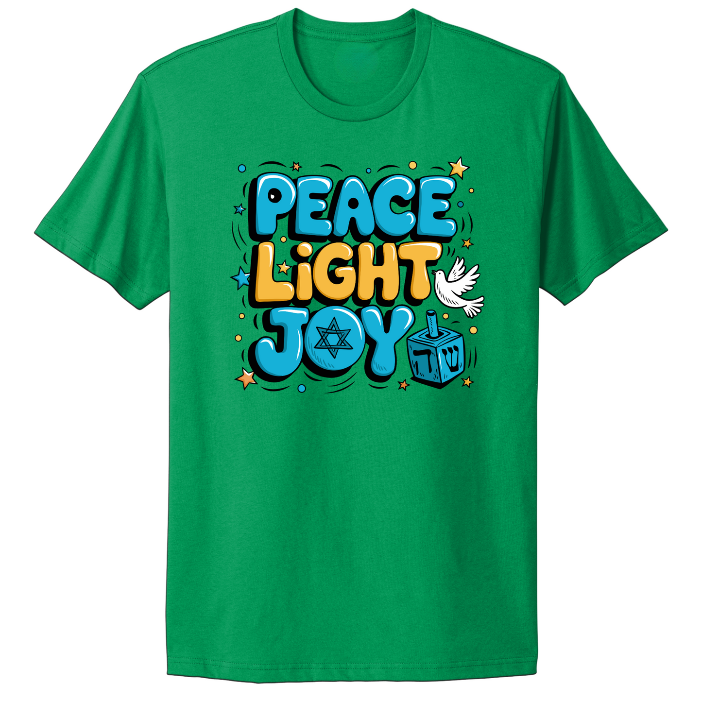 Peace Light Joy Hanukkah T-shirt