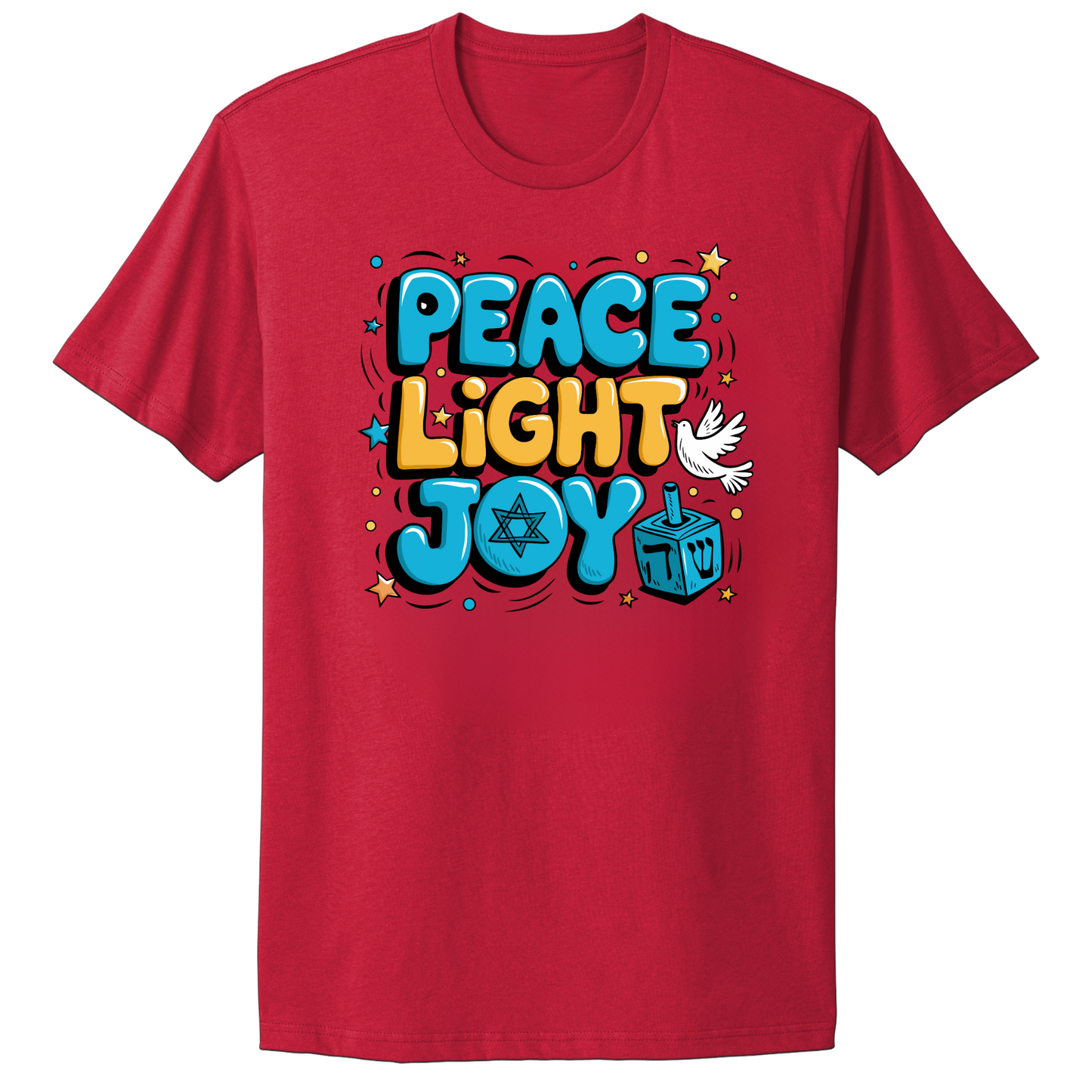 Peace Light Joy Hanukkah T-shirt