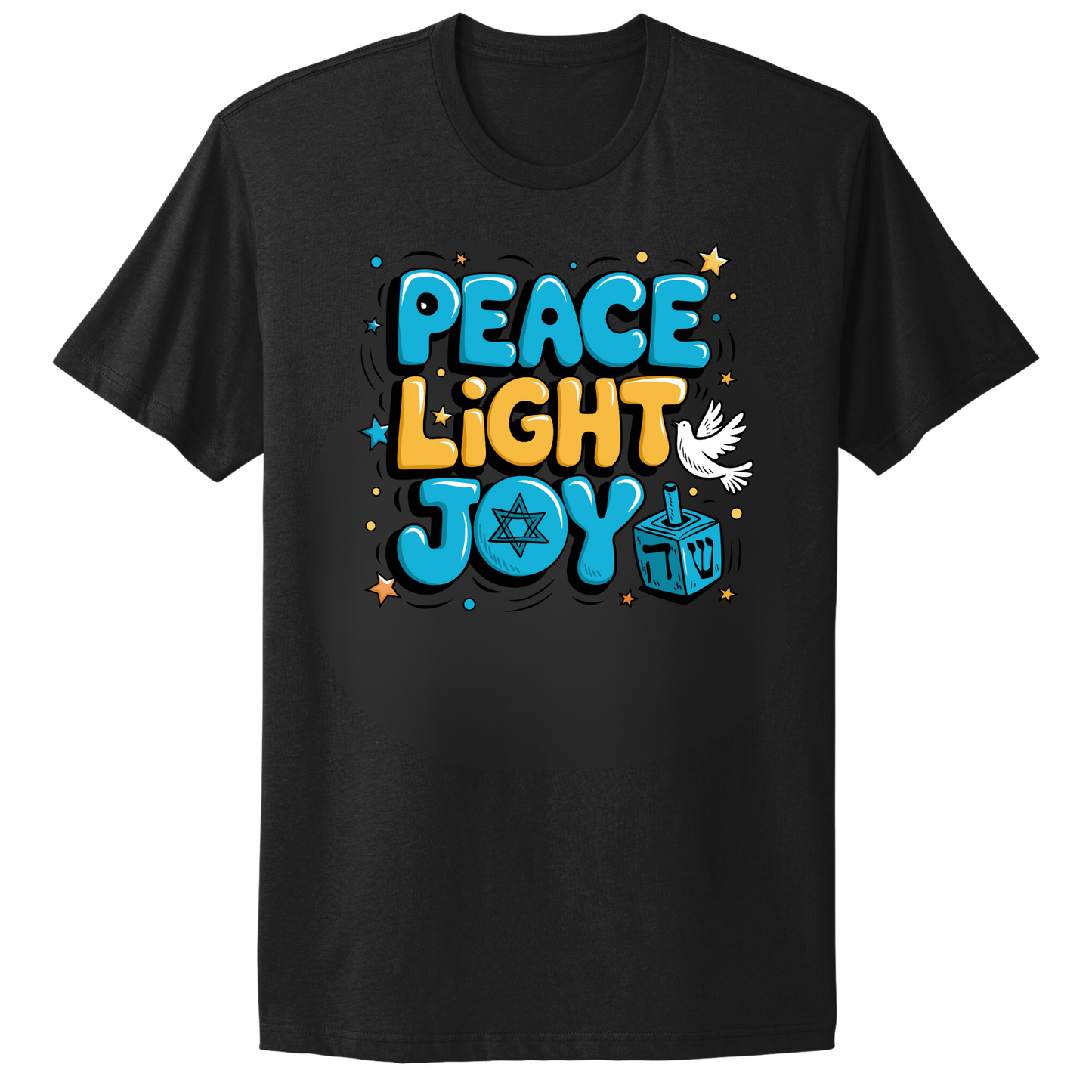 Peace Light Joy Hanukkah T-shirt