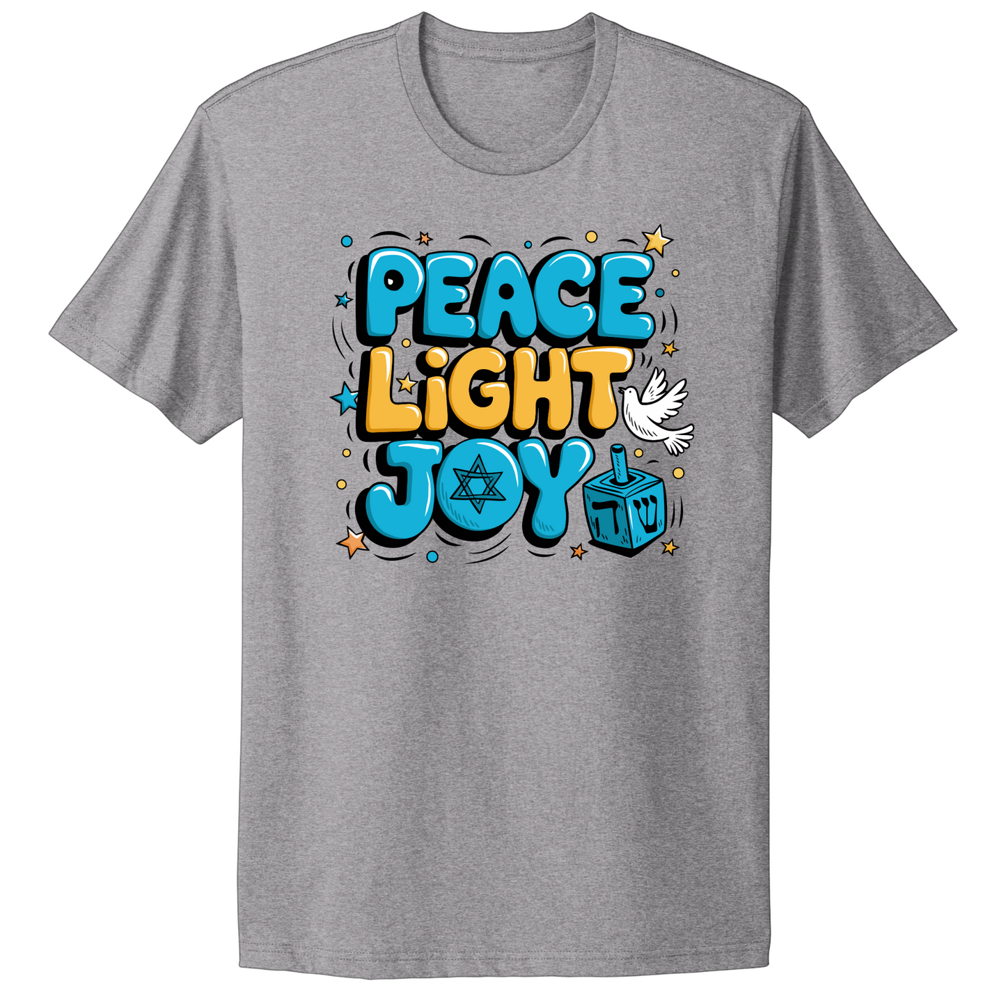 Peace Light Joy Hanukkah T-shirt