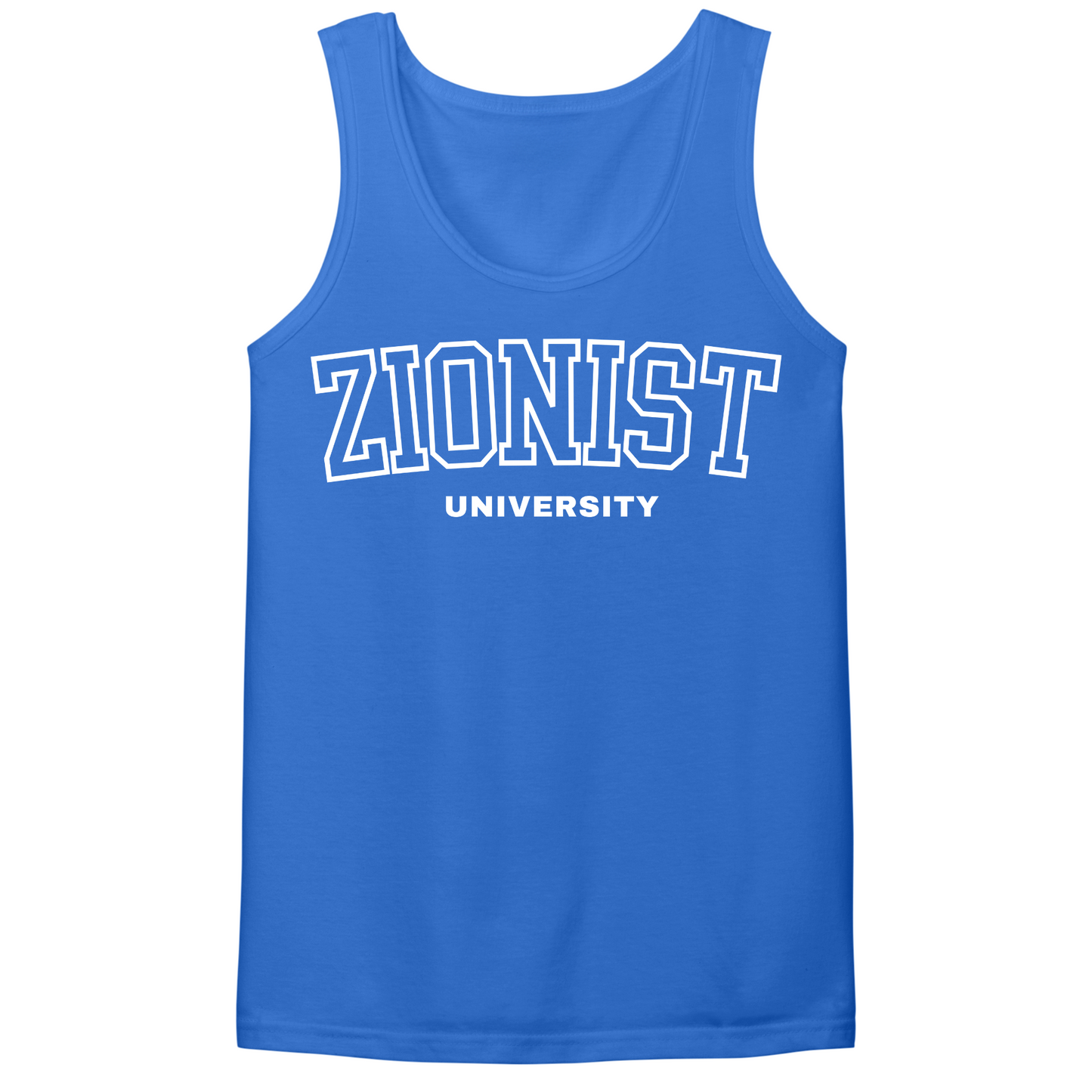 Zionist University (White) Mens Tank Top