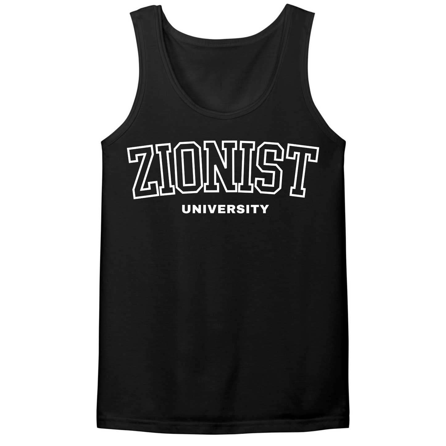 Zionist University (White) Mens Tank Top