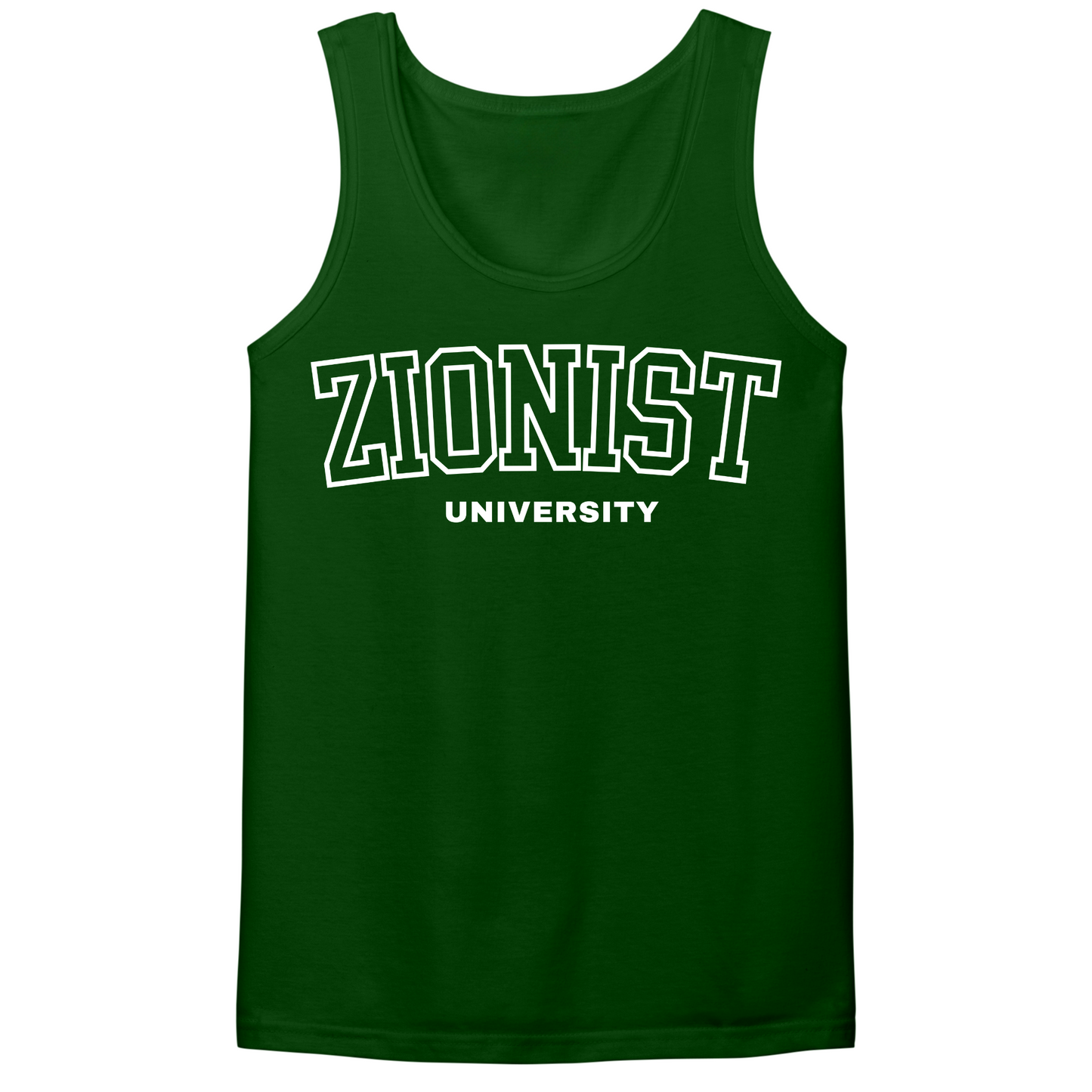 Zionist University (White) Mens Tank Top