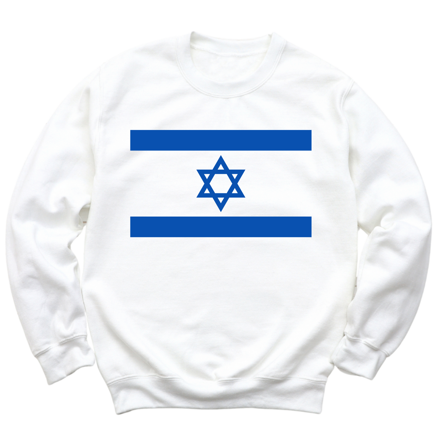 Israel Flag Crewneck Sweater