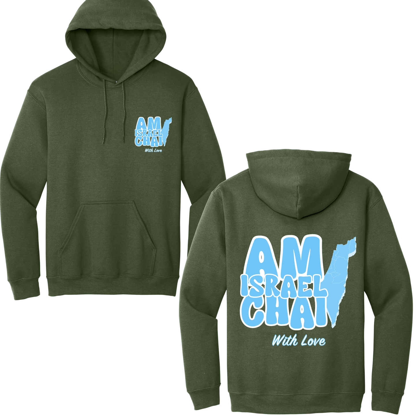 Am Israel With Love Hoodie