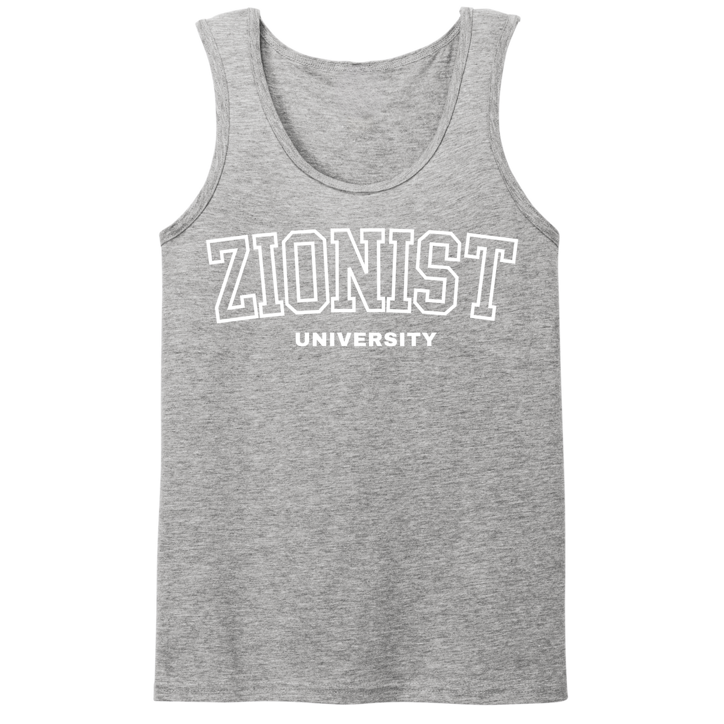 Zionist University (White) Mens Tank Top